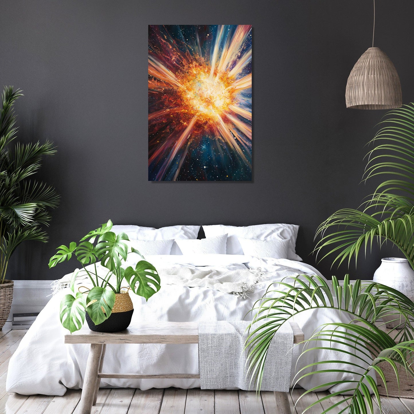 Supernova Burst Canvas
