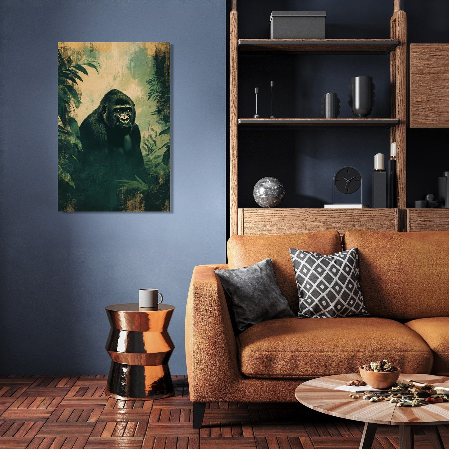 Gorilla Gaze Canvas