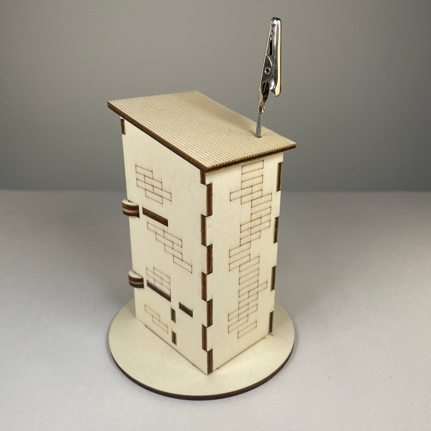 Outhouse WC Toilet - Flatpack Model Kit by Curious Rabbit ®