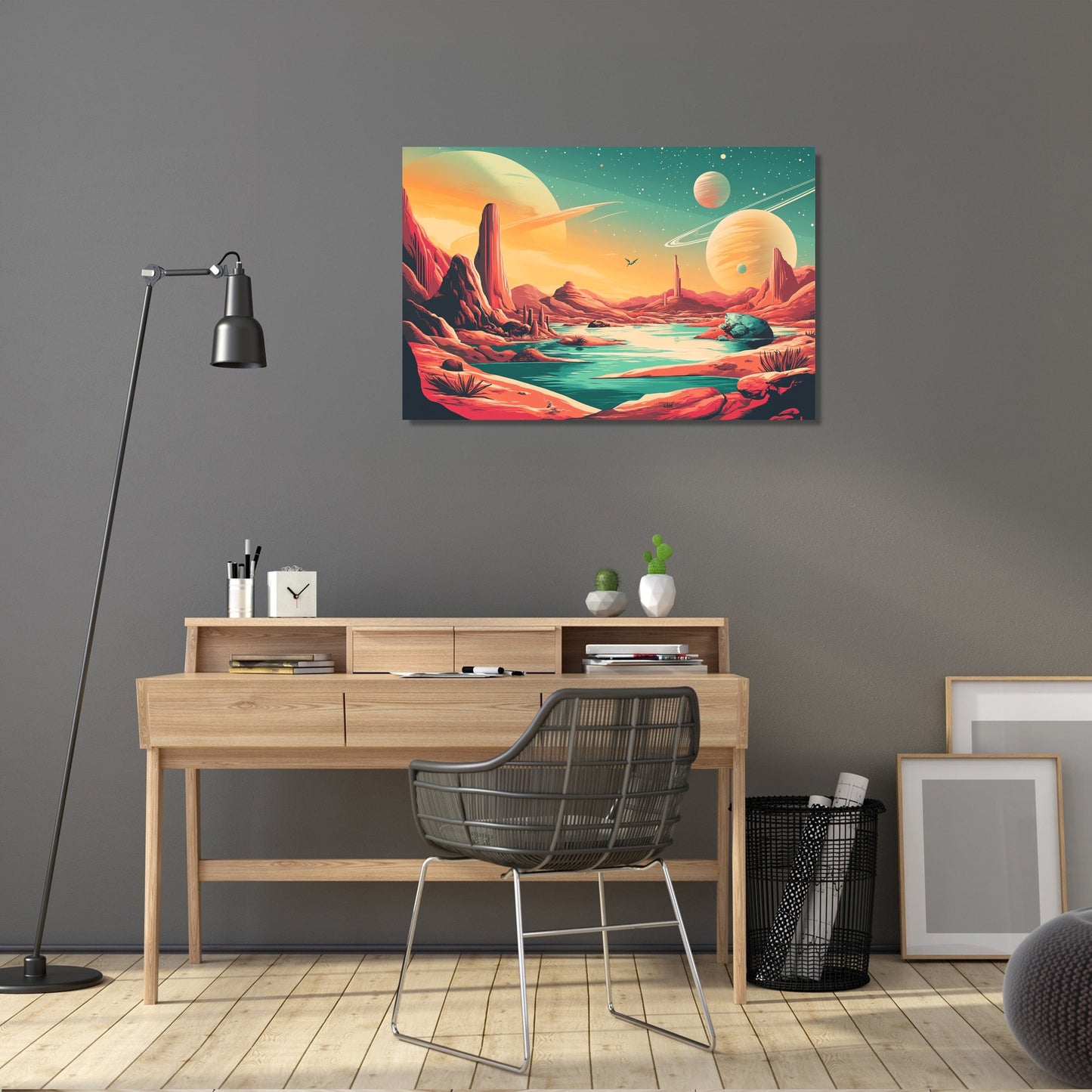 Galactic Flora Canvas