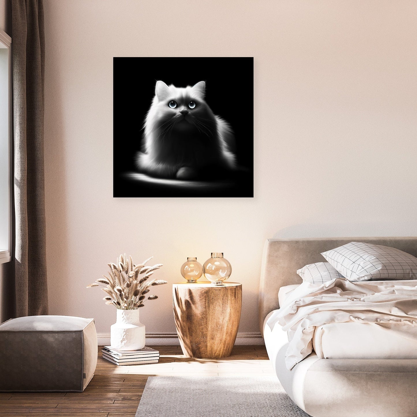 Luminous Whiskers Canvas