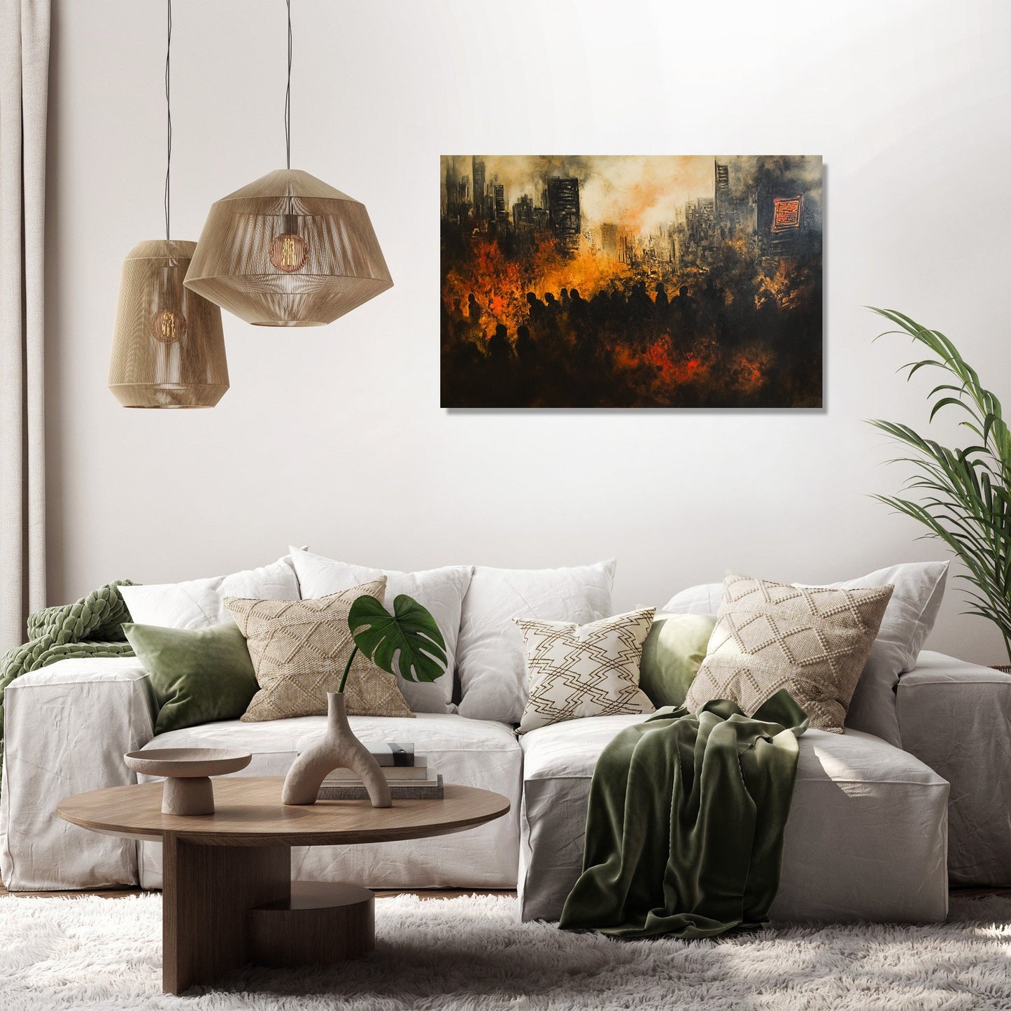Toxic Air Metropolis Canvas