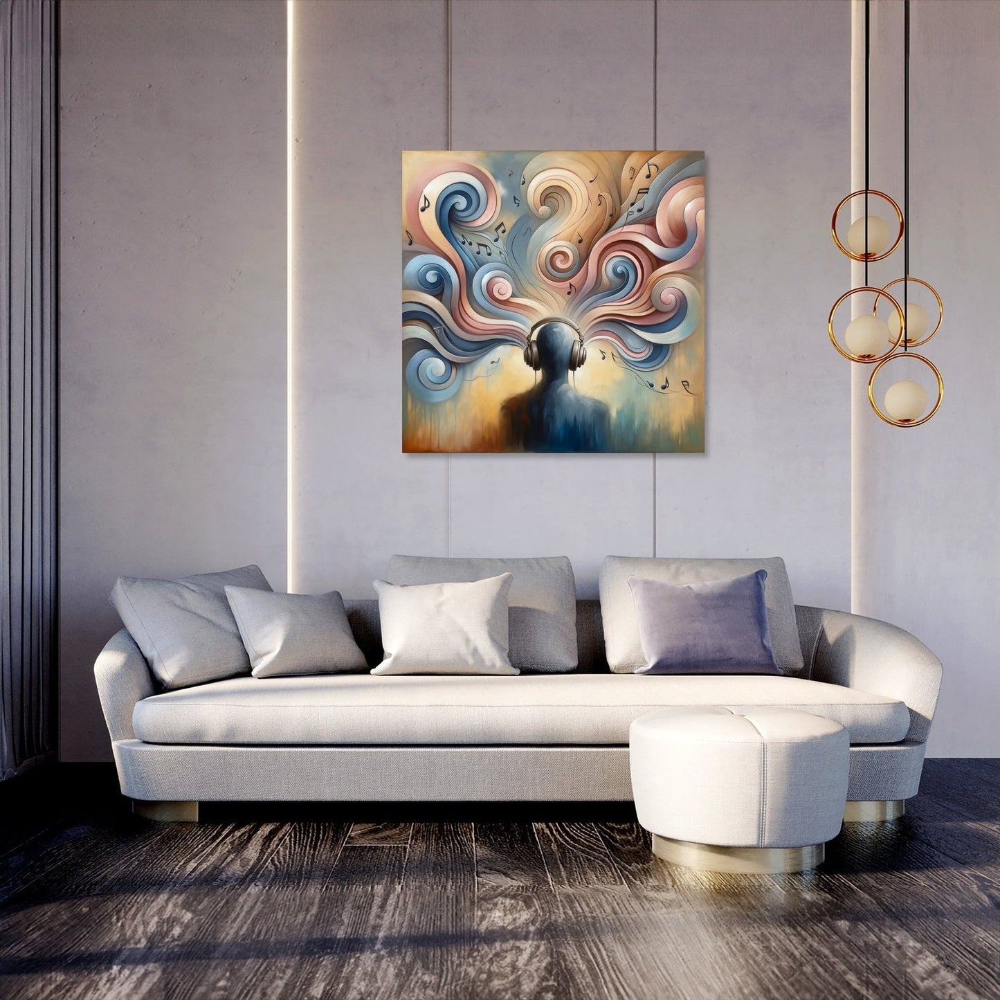 Sonic Serenity Canvas