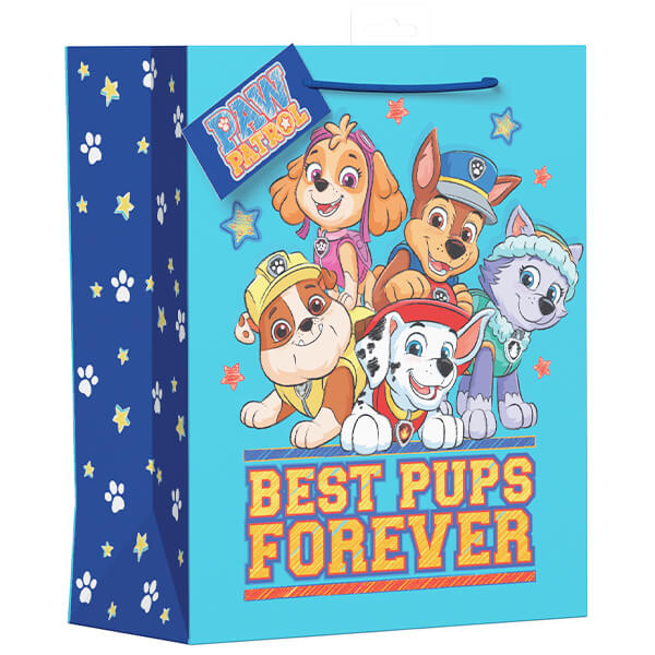 Large Gift Bag with Paw Patrol Design (W265 x H330 x D140 mm)