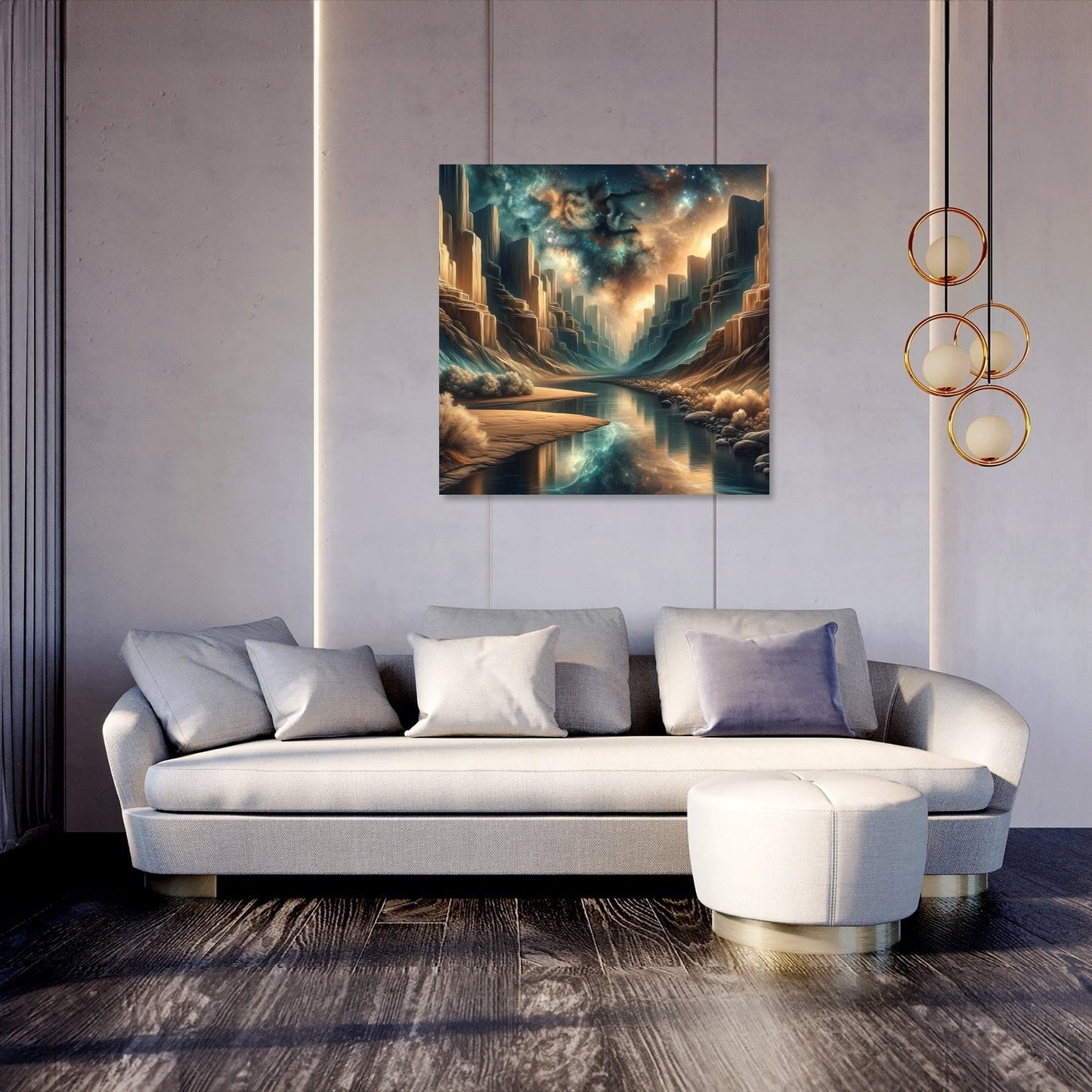 Cosmic Canyon Canvas