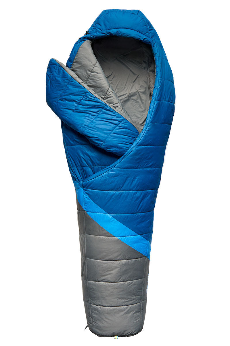 Sierra Designs Night Cap 20°F (-7°C) Synthetic Sleeping Bag - Long - Moroccan Blue