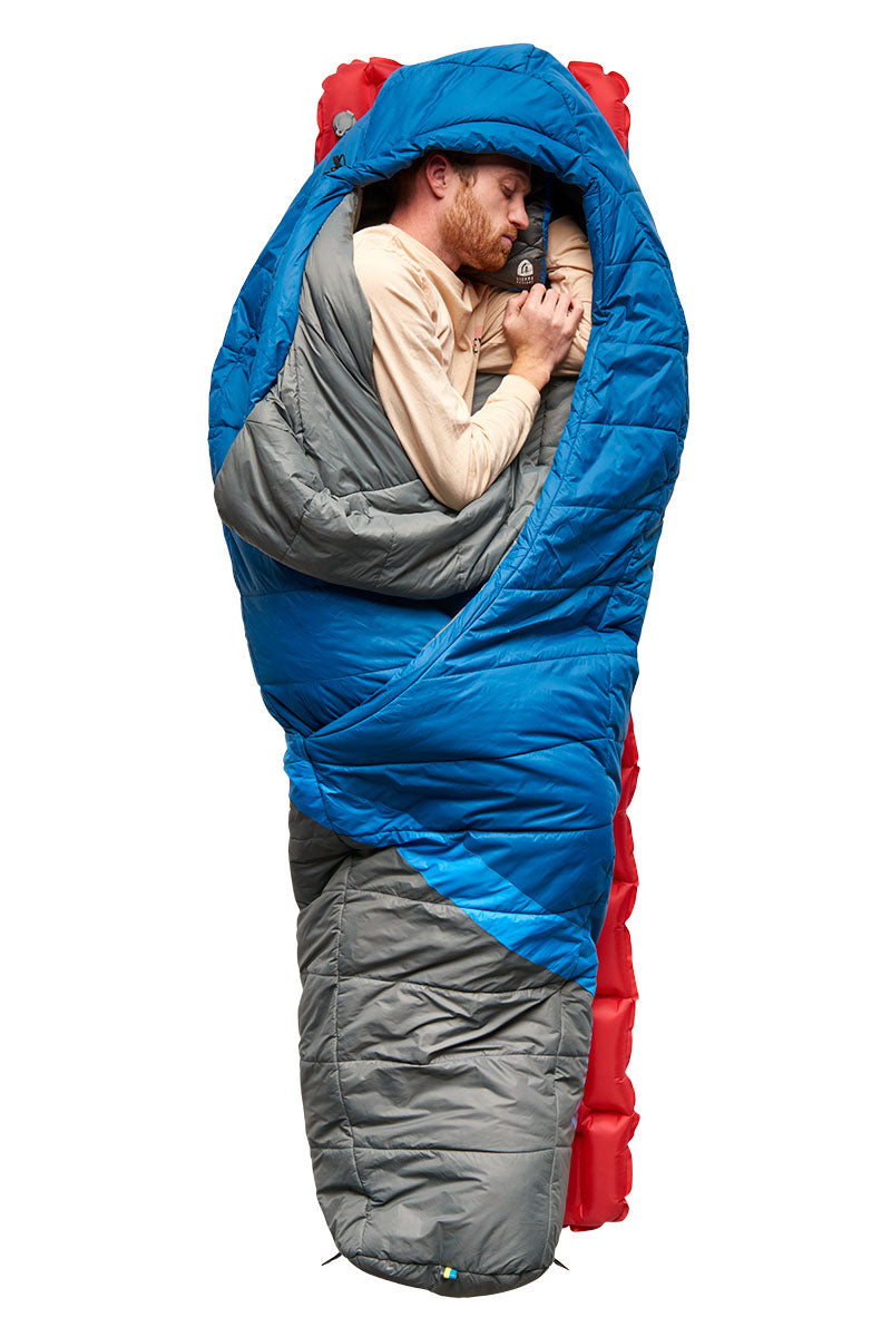 Sierra Designs Night Cap 20°F (-7°C) Synthetic Sleeping Bag - Regular - Moroccan Blue