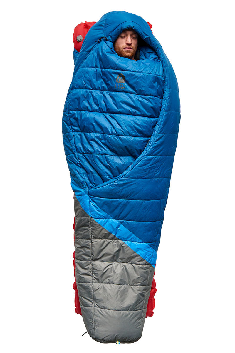 Sierra Designs Night Cap 20°F (-7°C) Synthetic Sleeping Bag - Regular - Moroccan Blue
