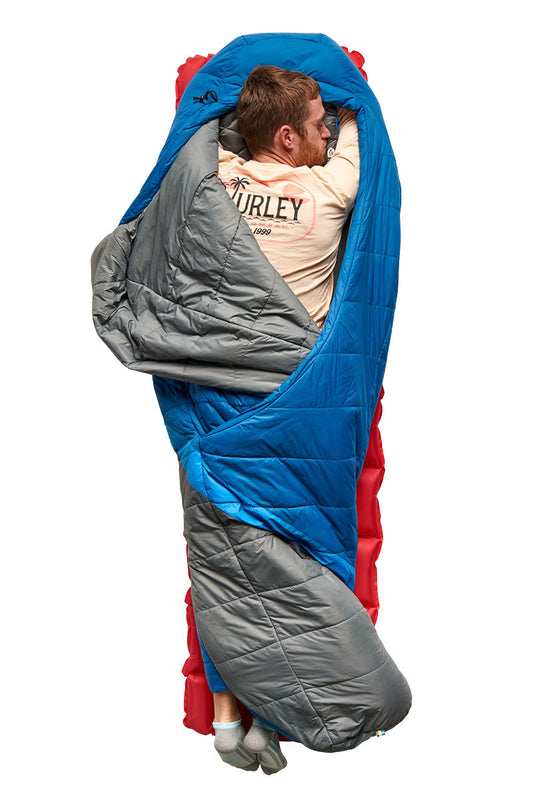 Sierra Designs Night Cap 20°F (-7°C) Synthetic Sleeping Bag - Long - Moroccan Blue