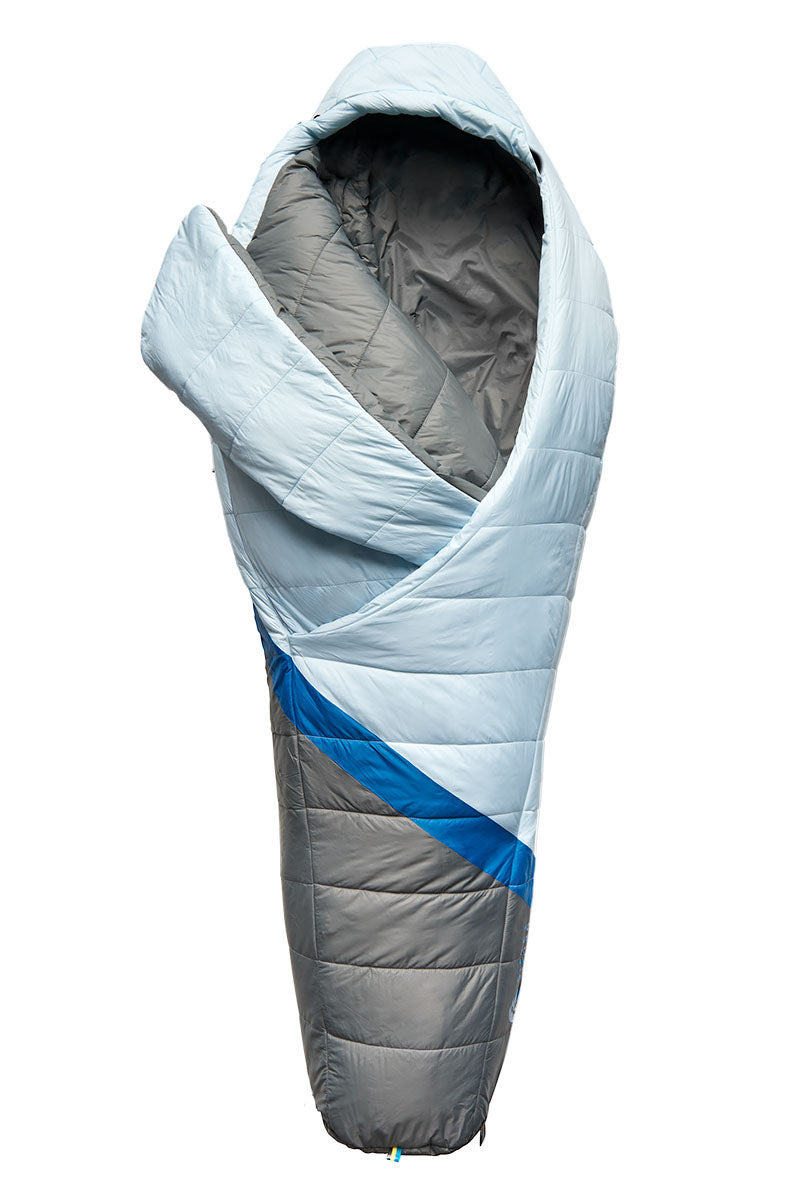 Sierra Designs Women's Night Cap 20°F (-7°C) Synthetic Sleeping Bag - Regular - Ice Blue