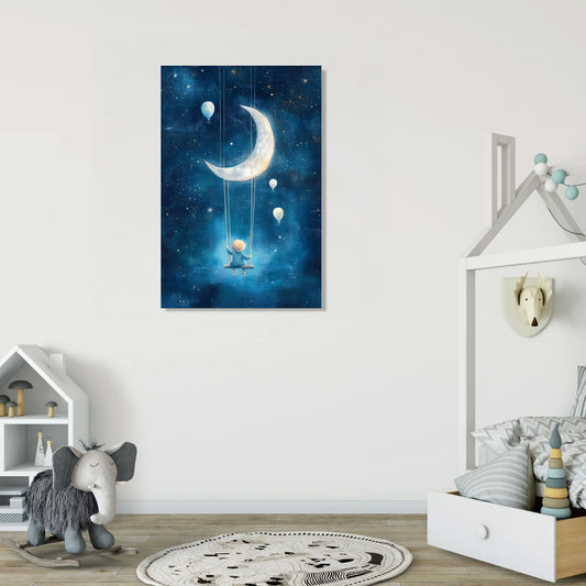 Moonlit Swing Canvas