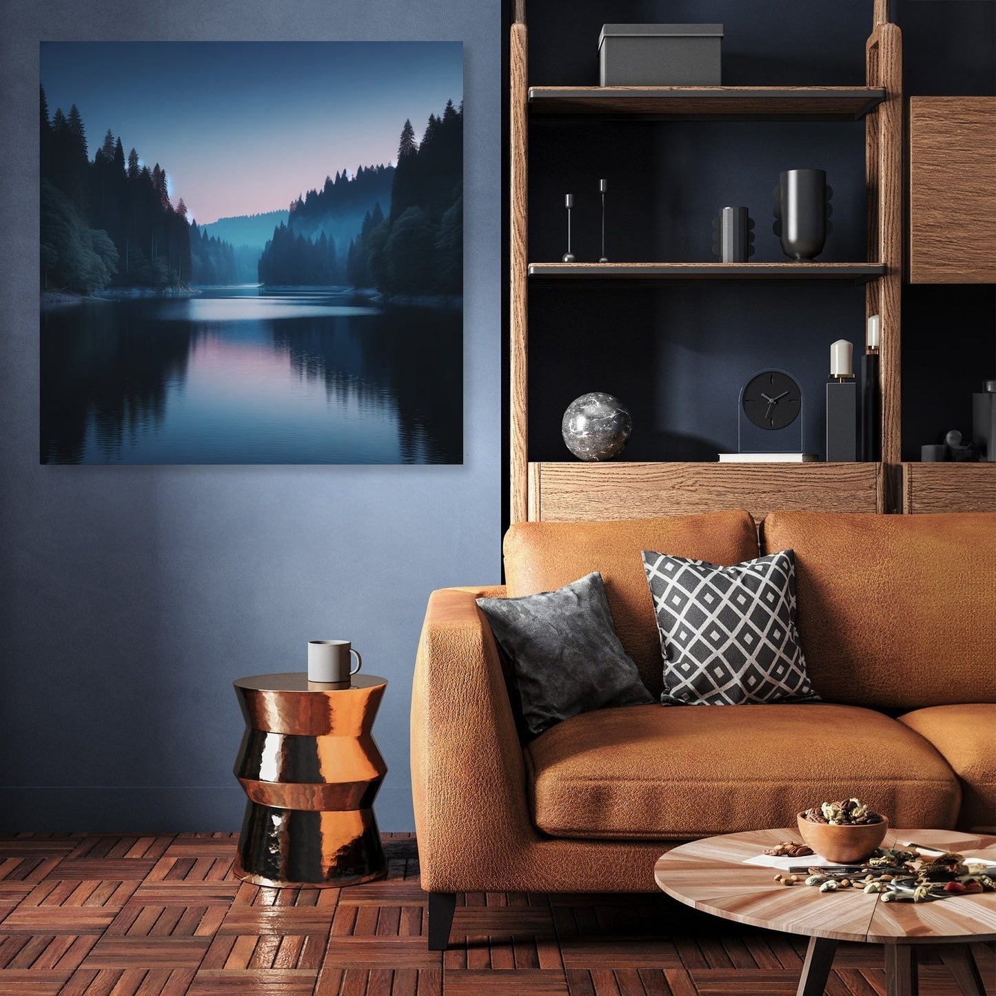 Twilight Lake Canvas
