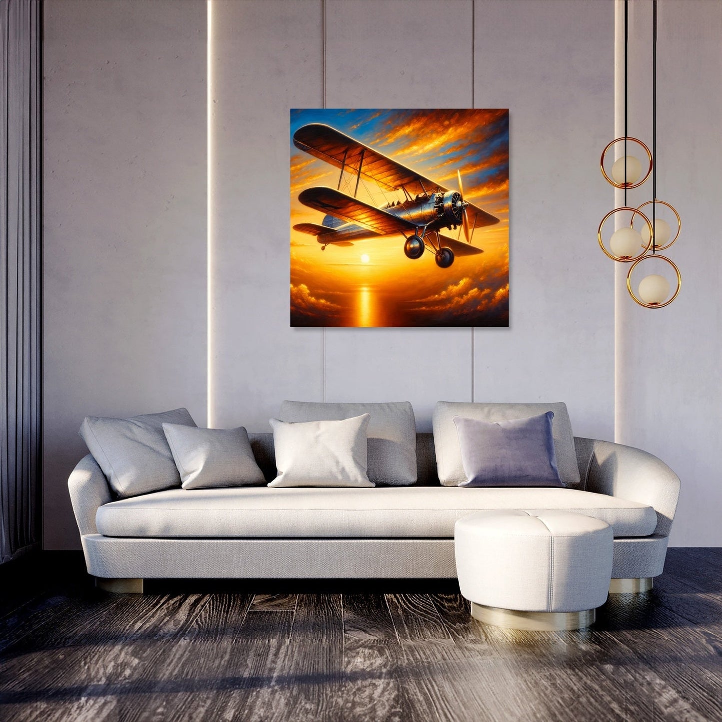Sunset Flight Canvas