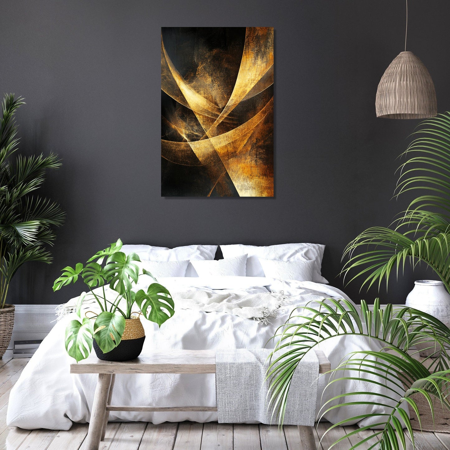Golden Geometry Canvas