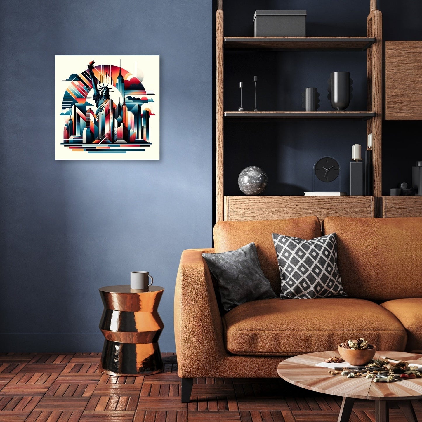 New York Beat Landscape Canvas