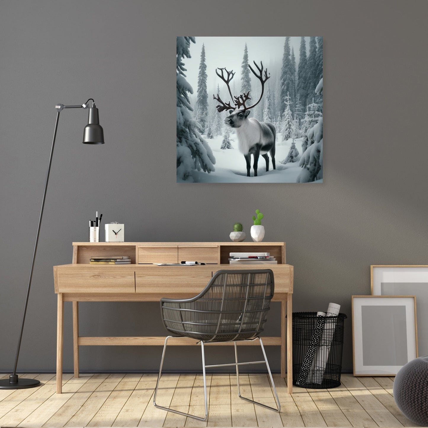 Reindeer Majesty Canvas