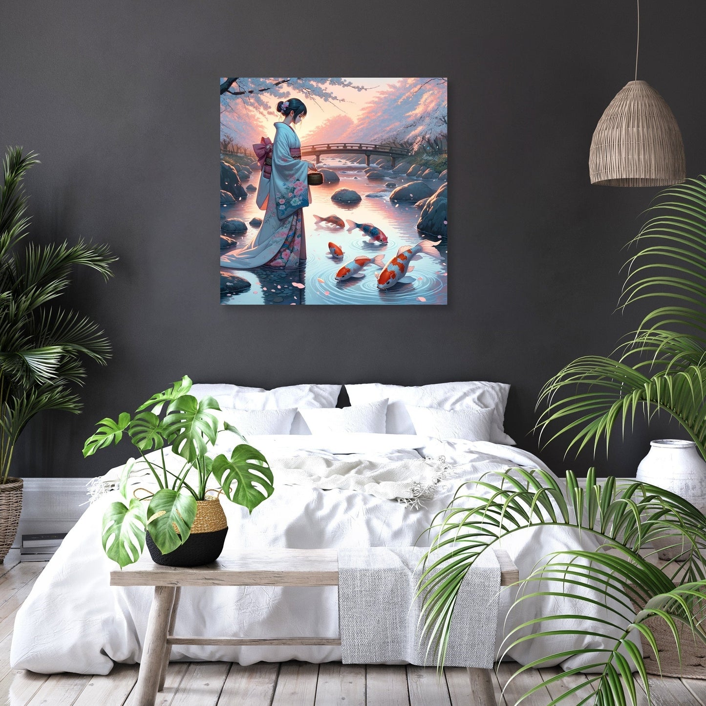 Koi Whisperer Canvas