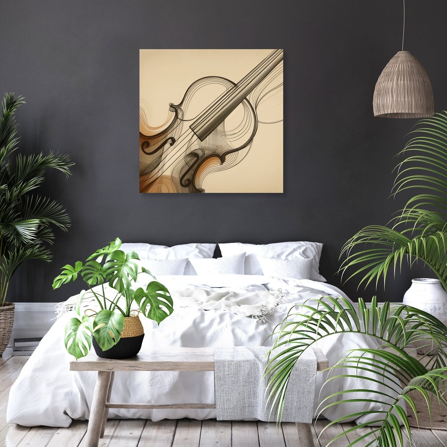 Melodic Curves Canvas