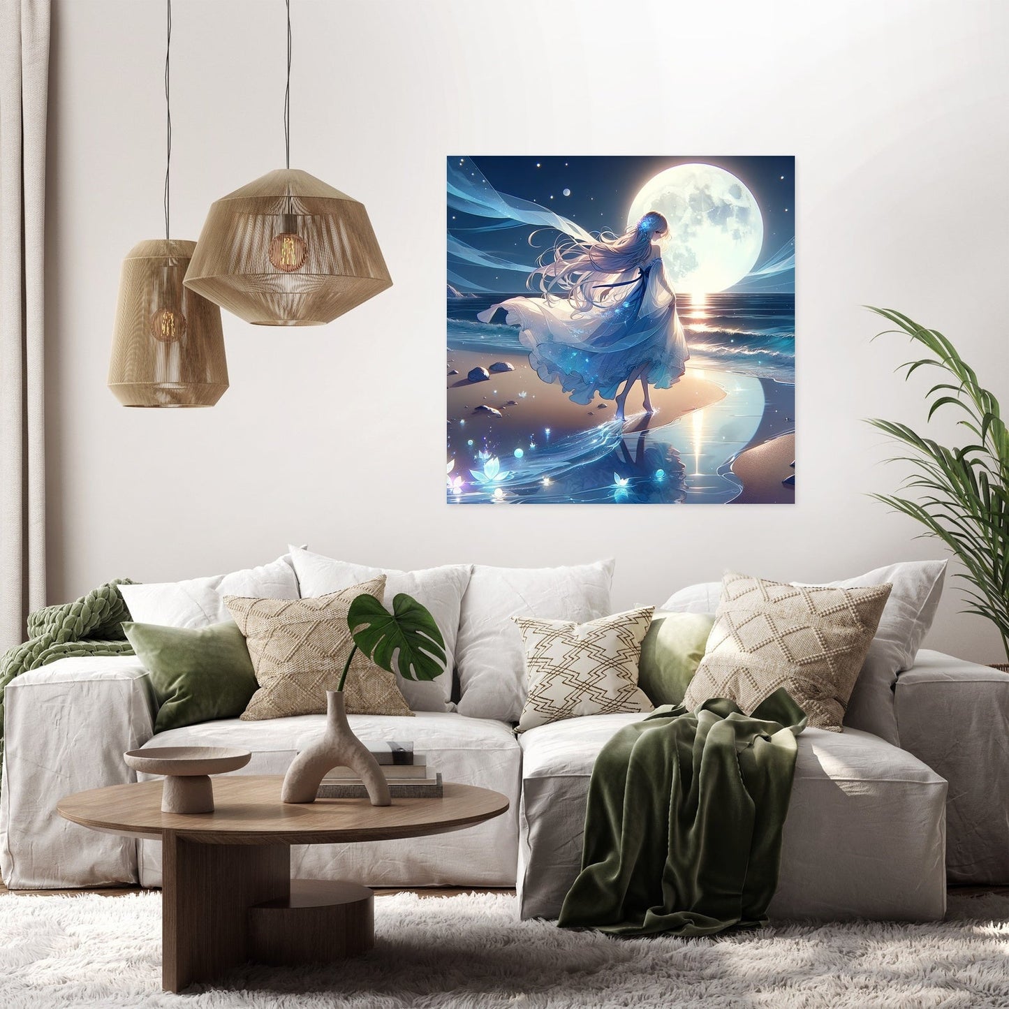 Mystic Moonlight Dance Canvas