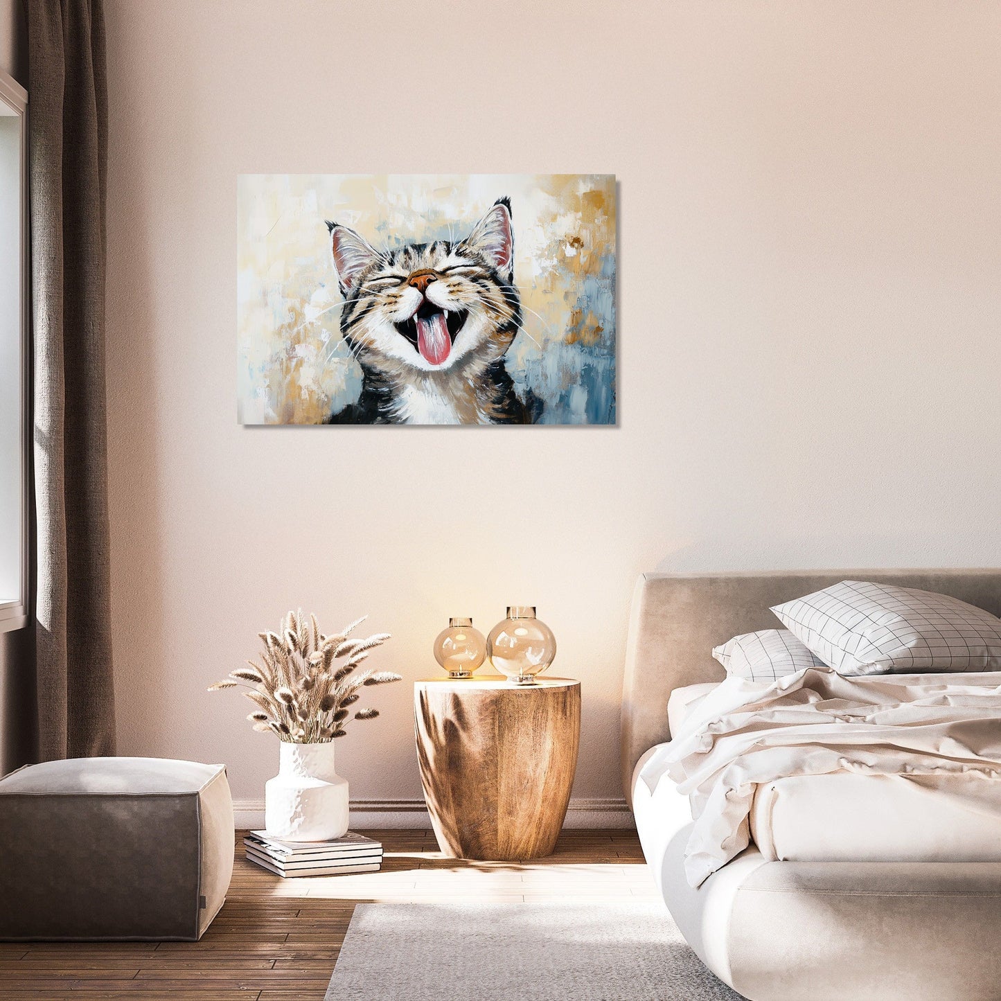 Joyful Whiskers Canvas