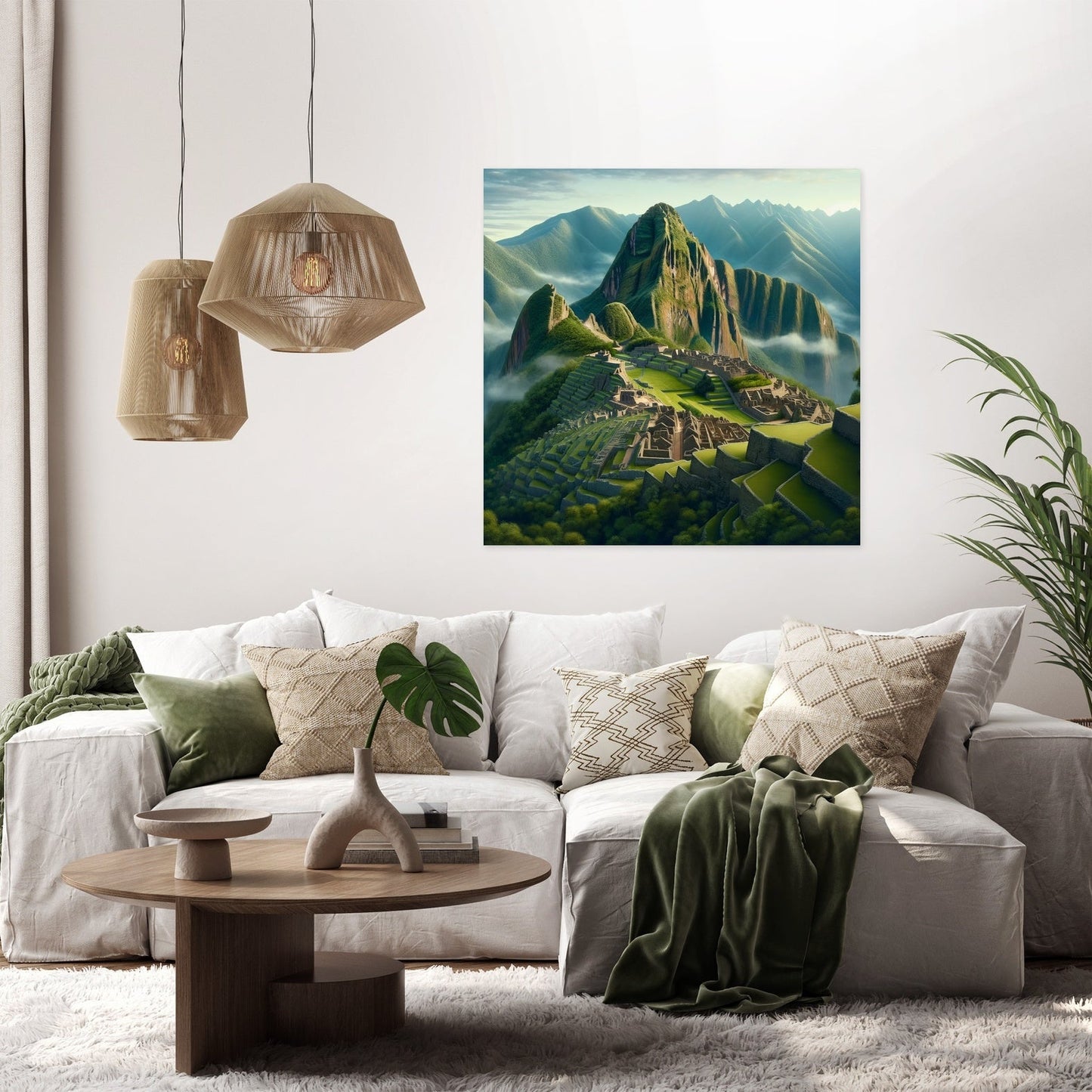 Mystical Machu Picchu Canvas