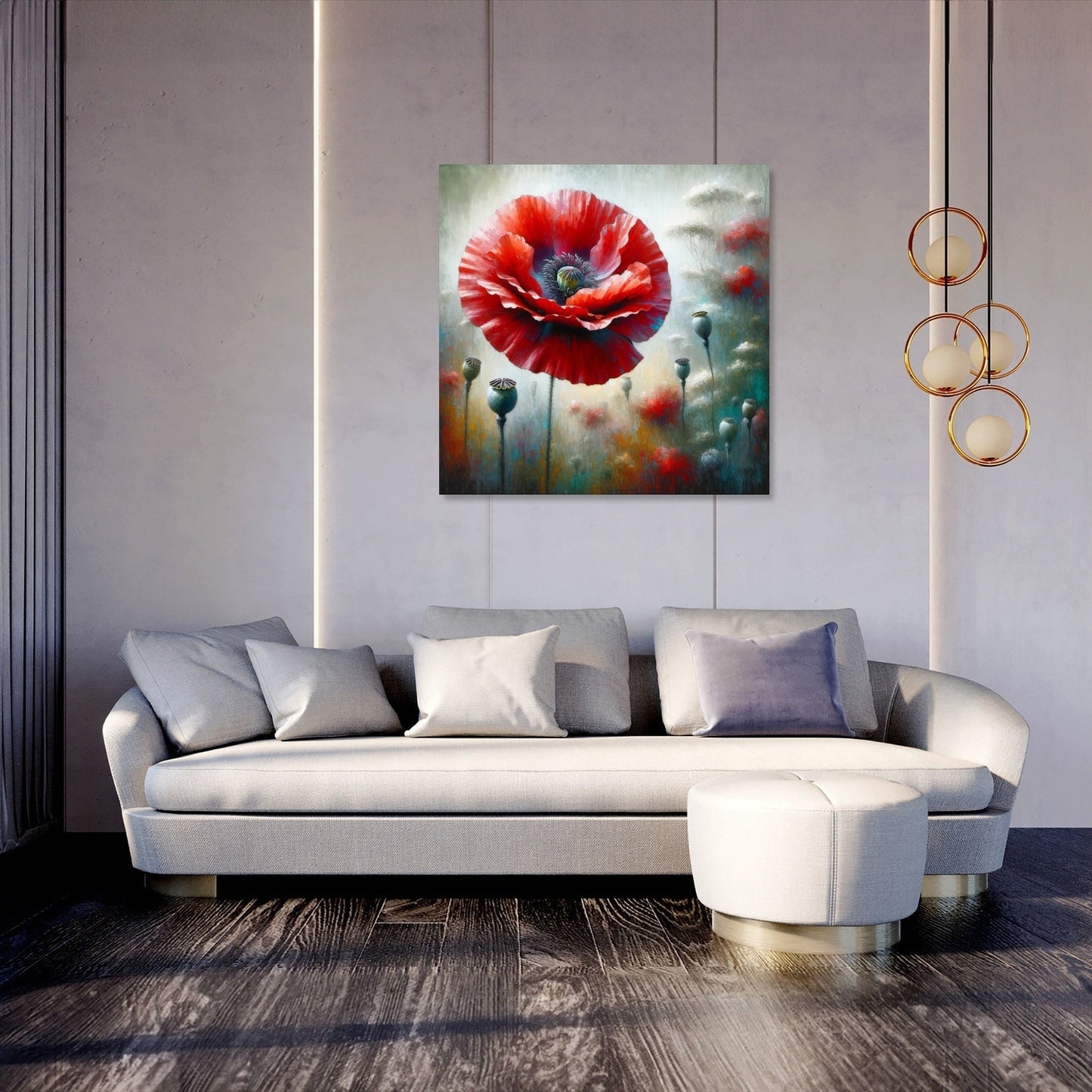 Solitude in Bloom Canvas