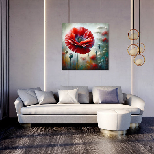 Solitude in Bloom Canvas