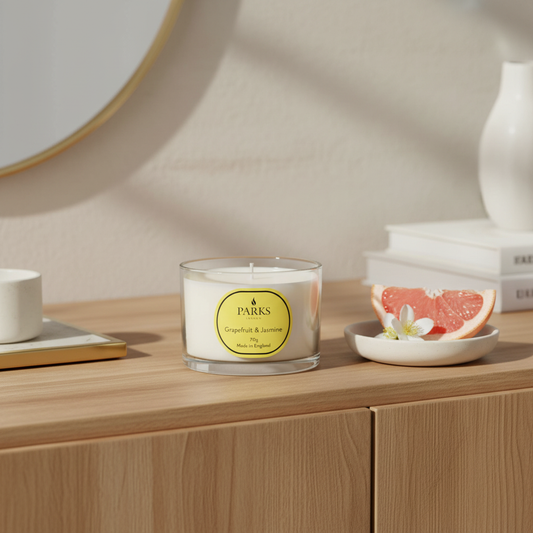 GRAPEFRUIT AND JASMINE TRAVEL CANDLE 70G