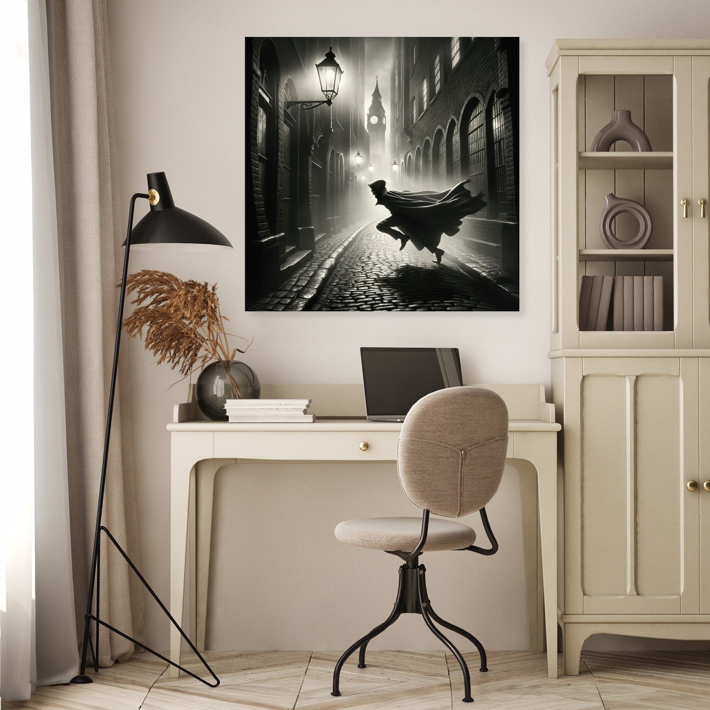 Chase Through the Shadows Canvas