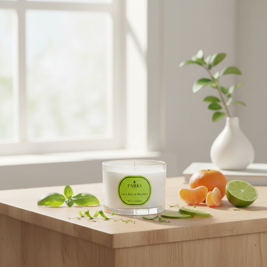 LIME, BASIL & MANDARIN CANDLE 70G