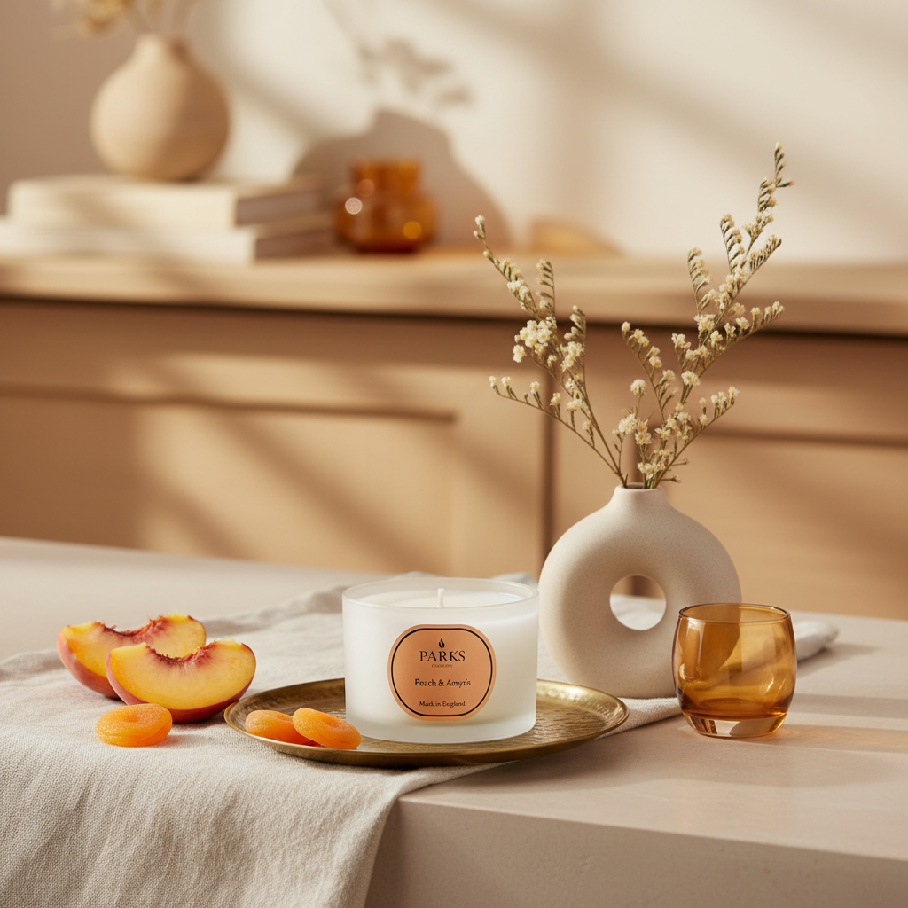 PEACH AMRYIS TRAVEL CANDLE 80G
