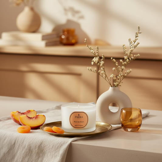 PEACH AMRYIS TRAVEL CANDLE 80G