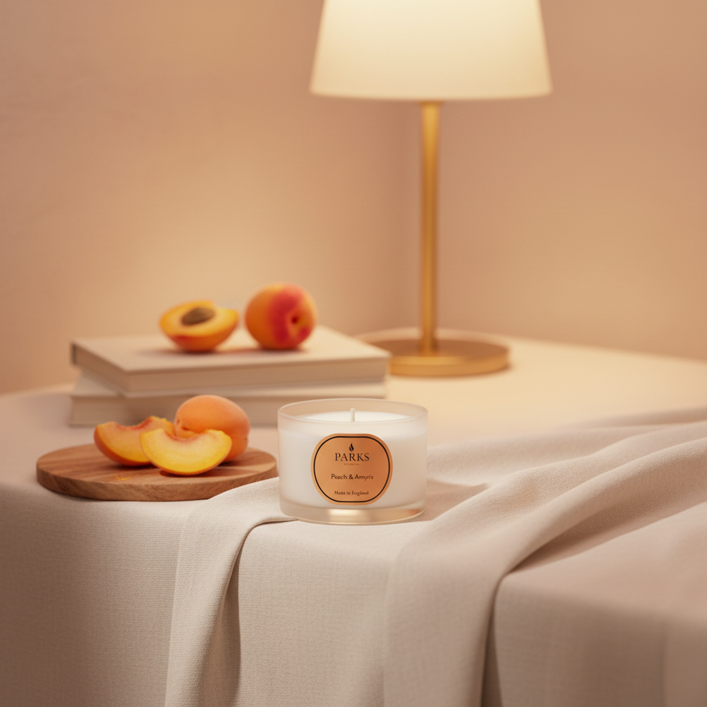 PEACH AMRYIS TRAVEL CANDLE 80G