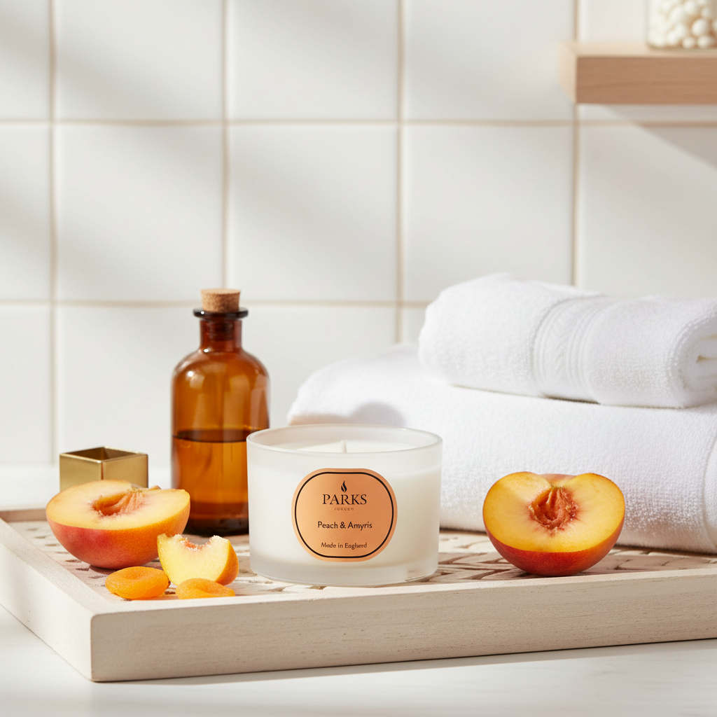 PEACH AMRYIS TRAVEL CANDLE 80G