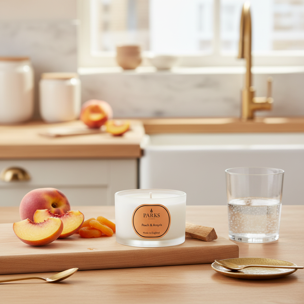 PEACH AMRYIS TRAVEL CANDLE 80G
