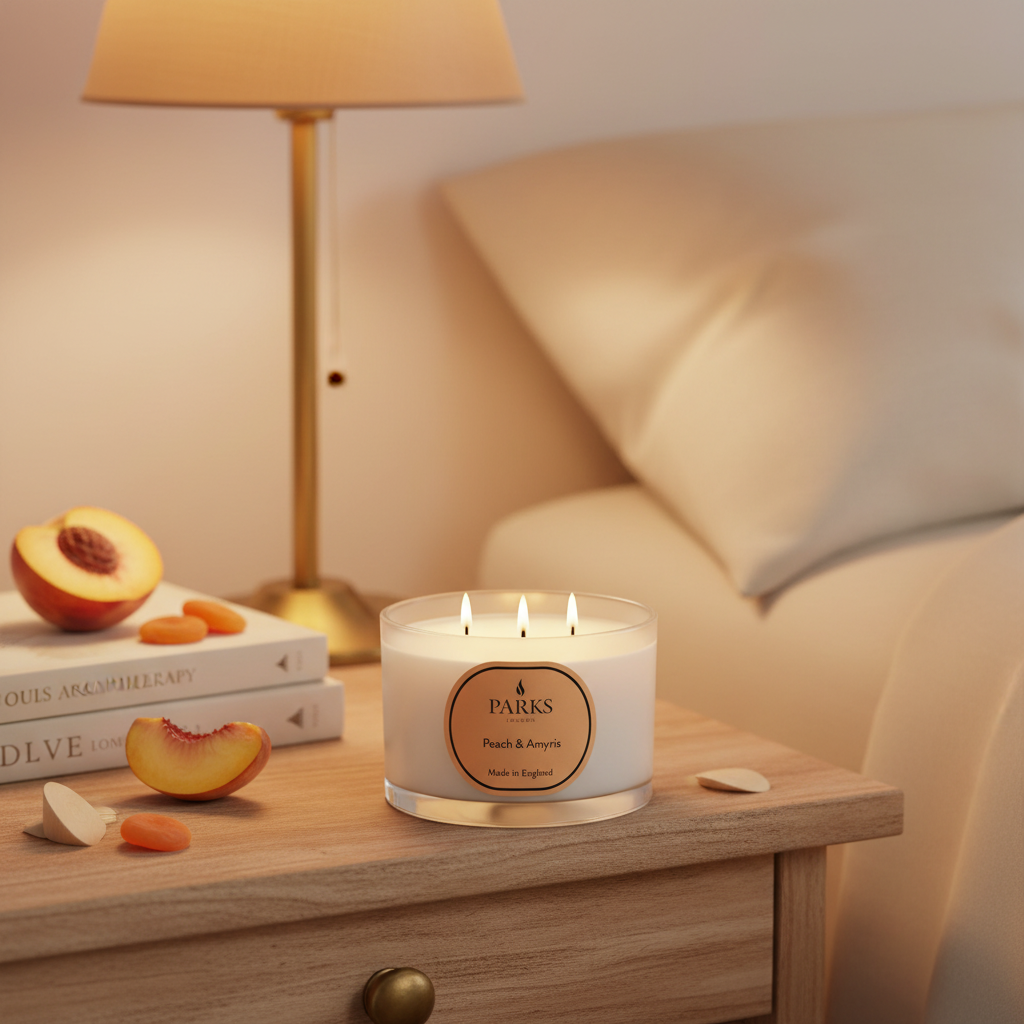 PEACH AMRYIS TRAVEL CANDLE 80G