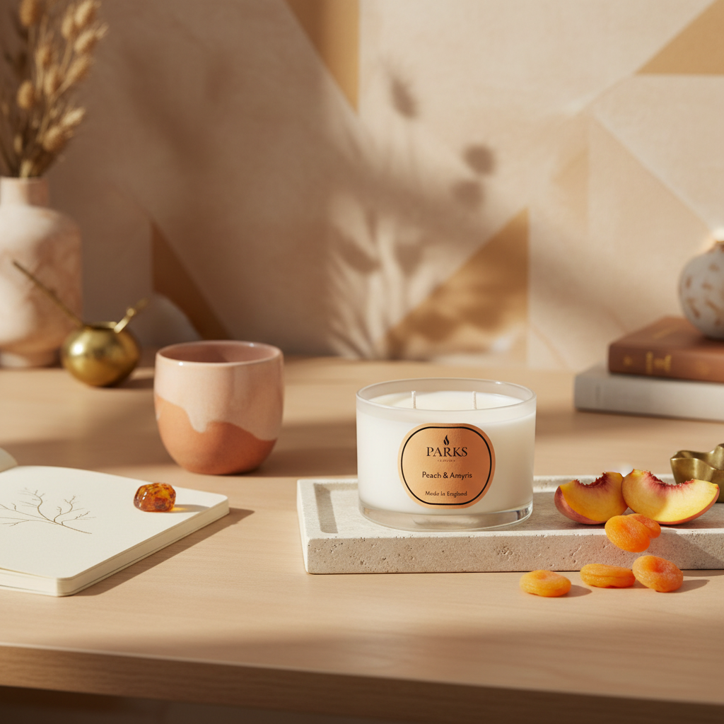 PEACH AMRYIS TRAVEL CANDLE 80G