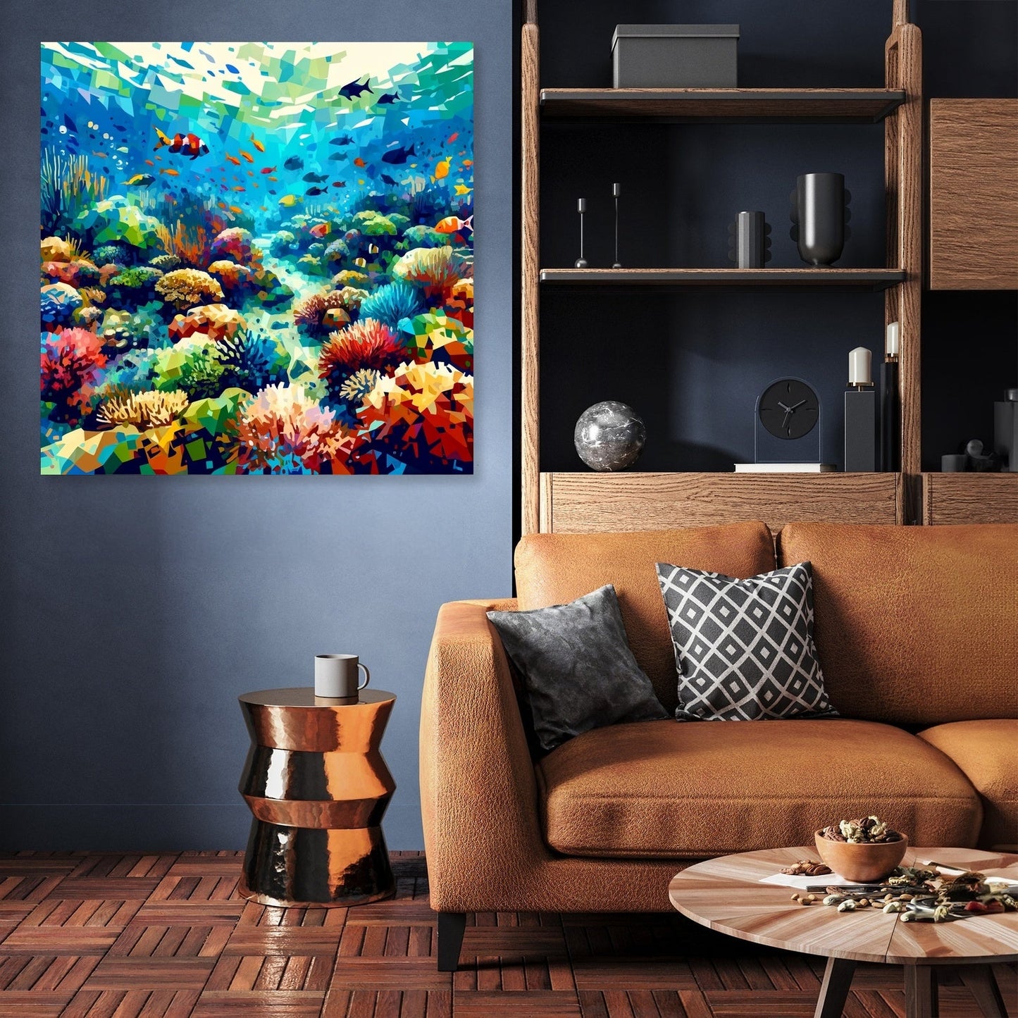 Great Barrier Reef Abstract Canvas