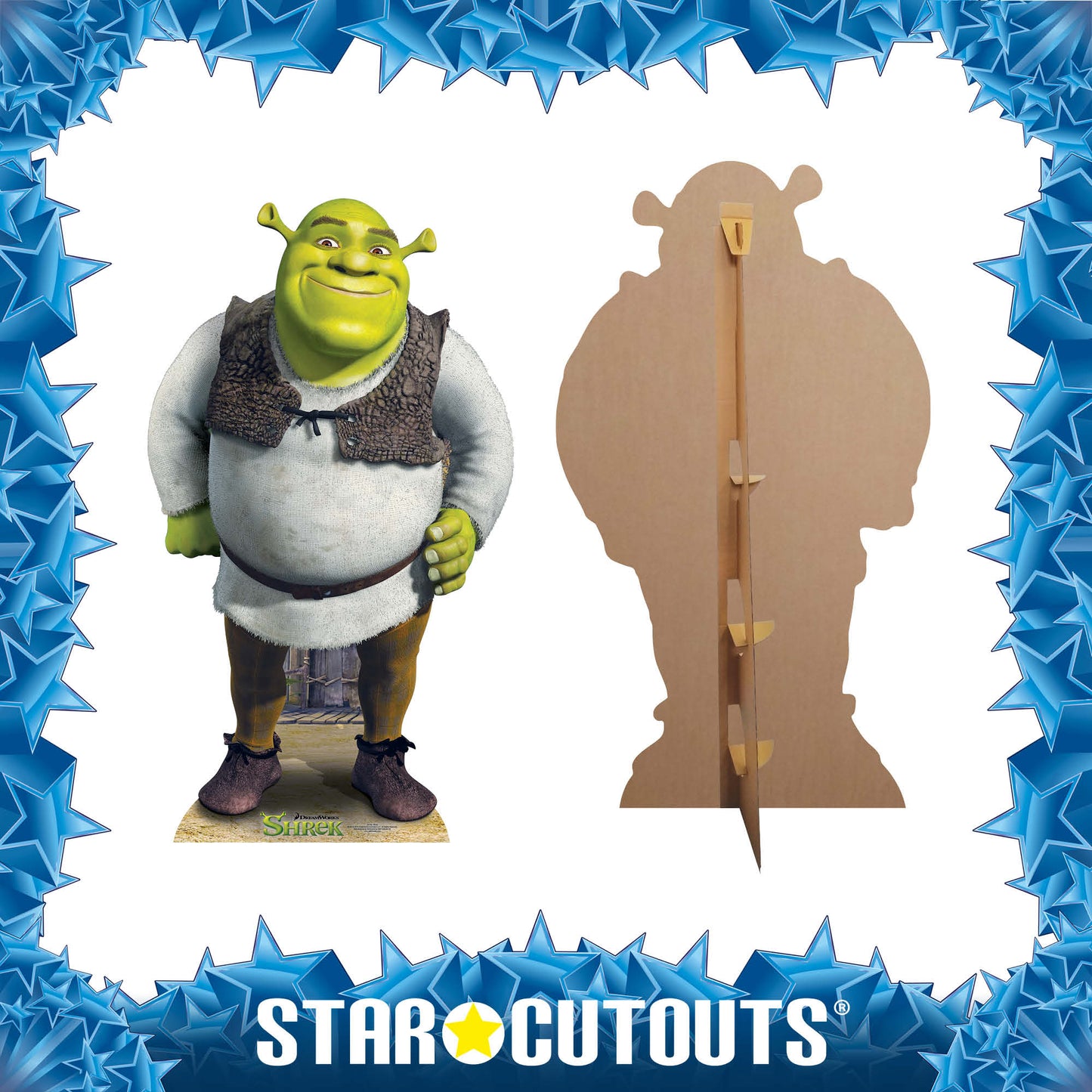 SC785 Shrek Large Cardboard Cutout Height 170cm