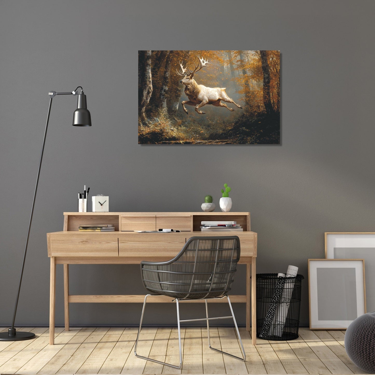 Leaping Stag Harmony Canvas