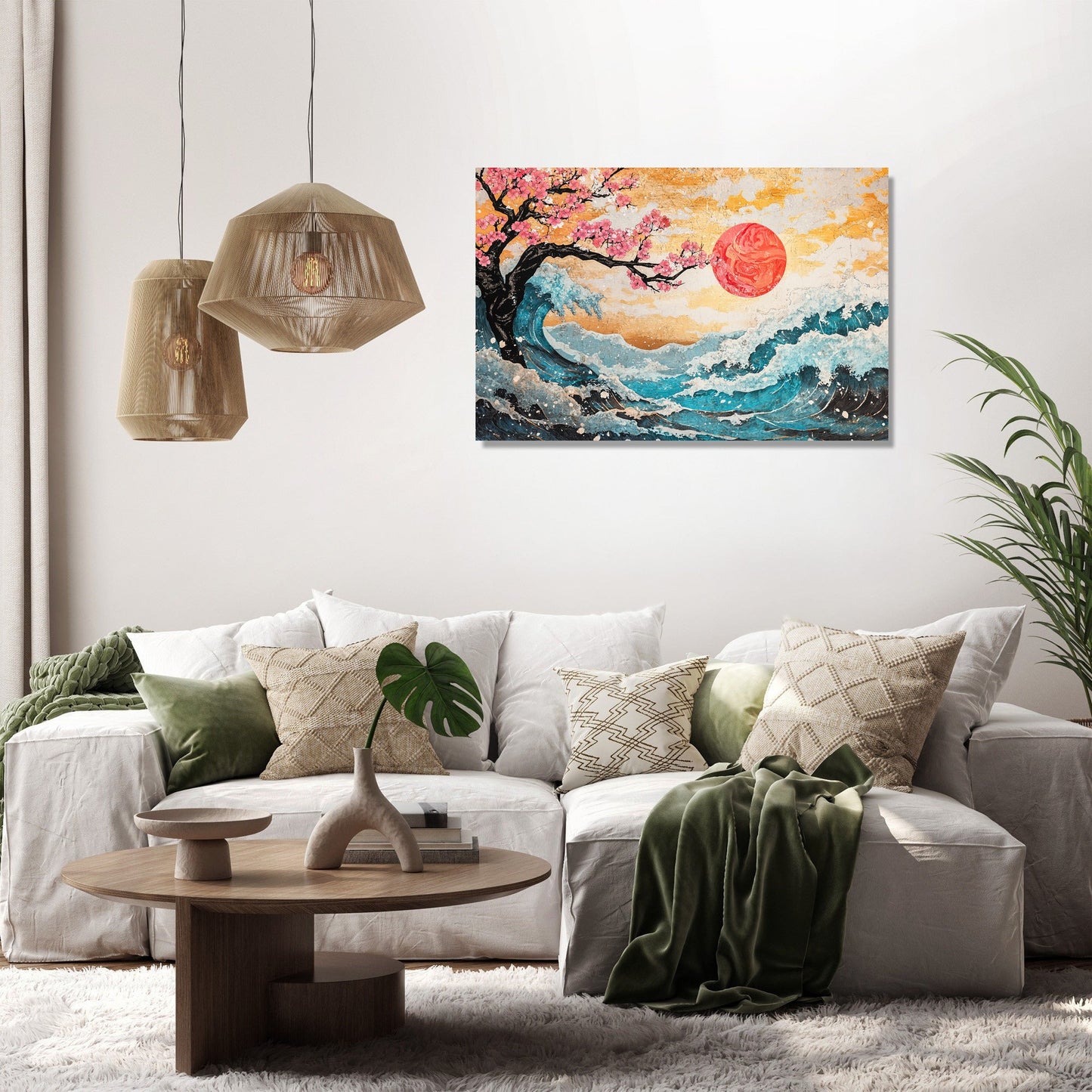 Vibrant Nature Burst Canvas