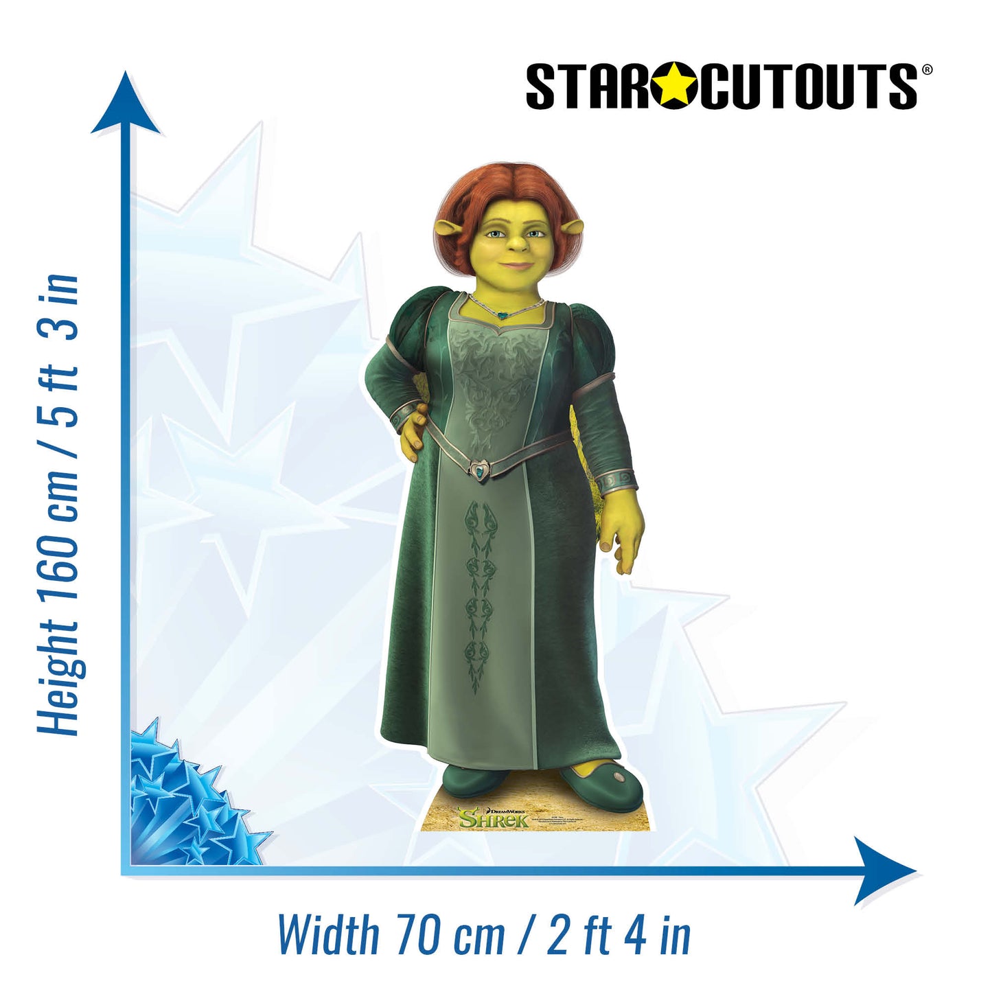 SC786 Fiona Cardboard Cut Out Height 160cm