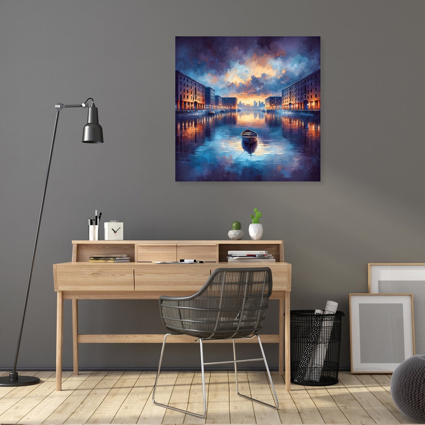 Liverpool's Albert Dock Reverie Canvas