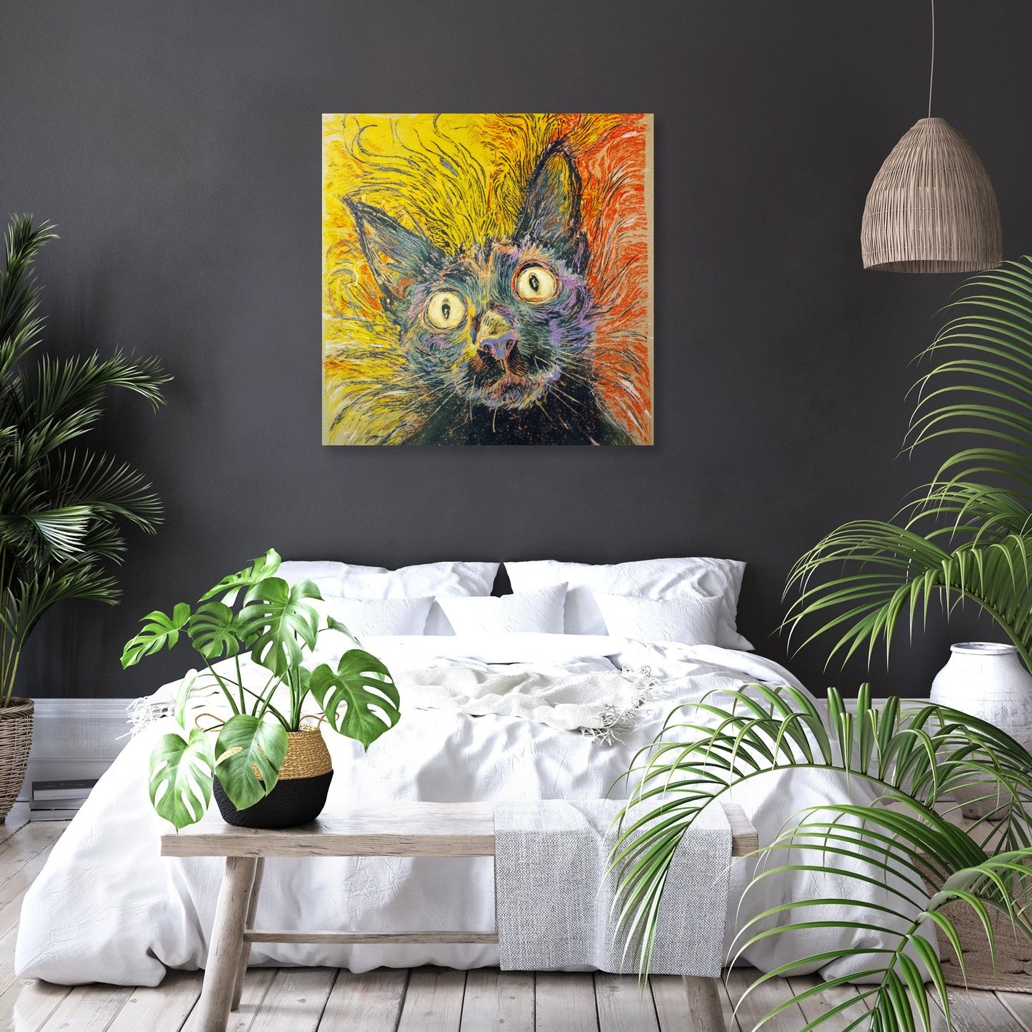 Vibrant Vacuum Encounter Canvas