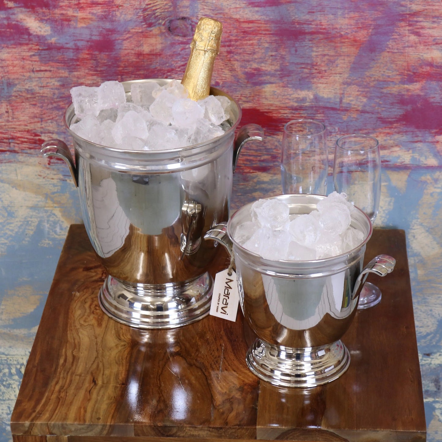 Lehal Champagne Bucket and Mini Ice Bucket Set