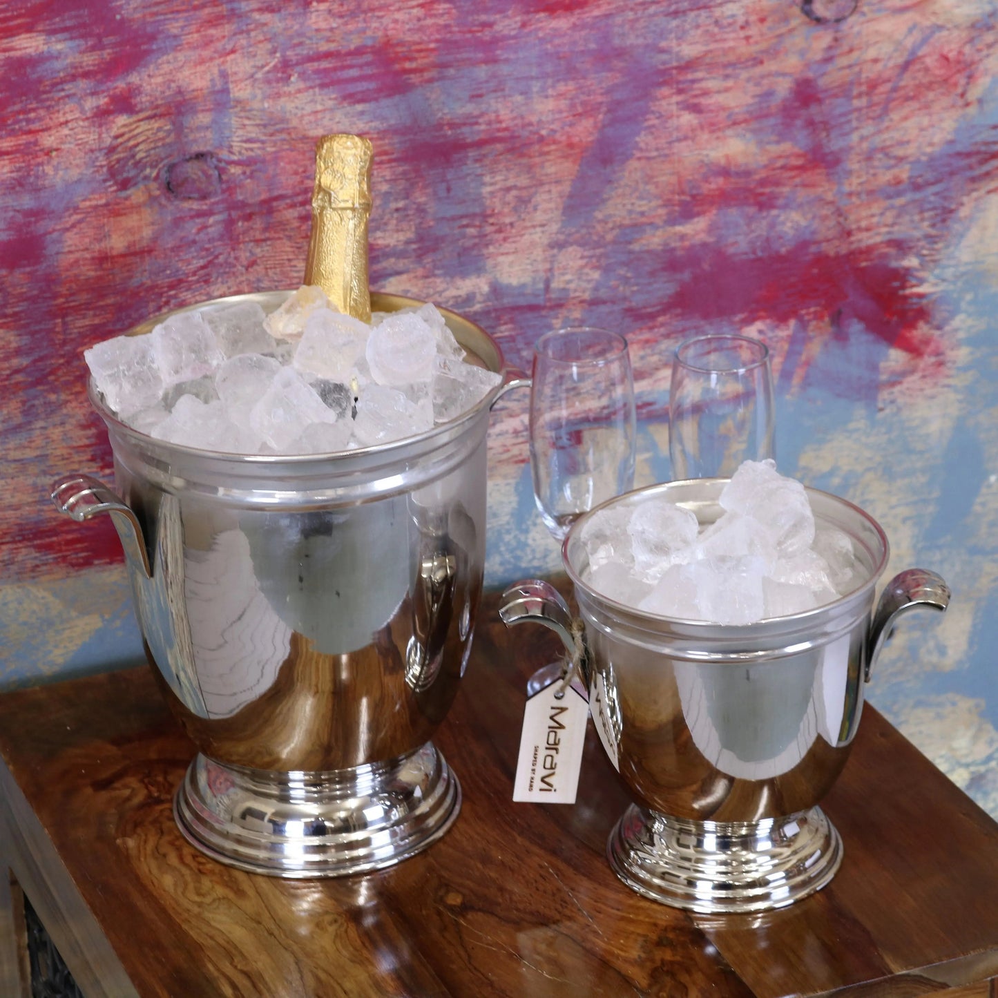 Lehal Champagne Bucket and Mini Ice Bucket Set