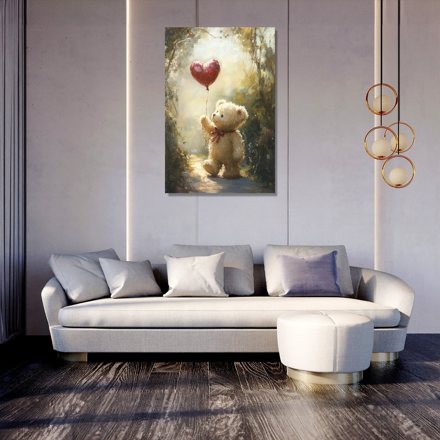 Enchanted Teddy Bear Canvas