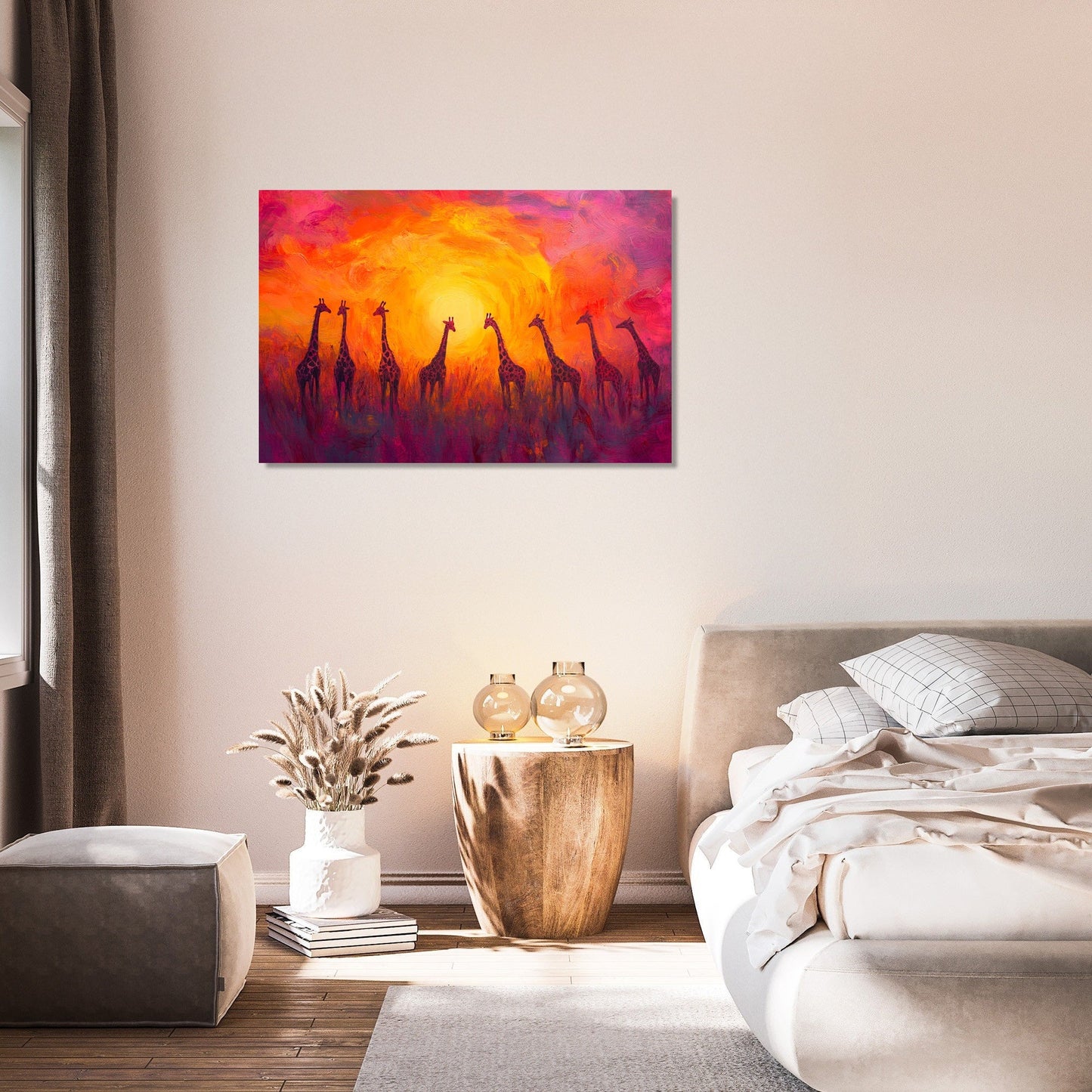 Giraffe Reverie Canvas