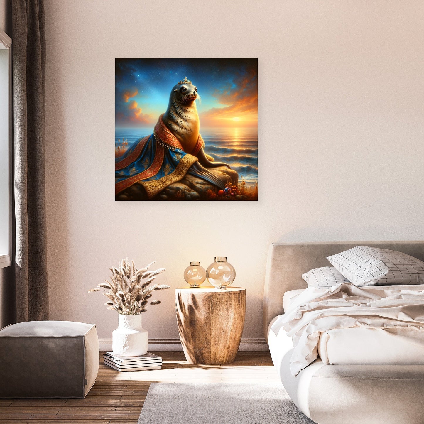 Regal Sea Lion Dusk Canvas