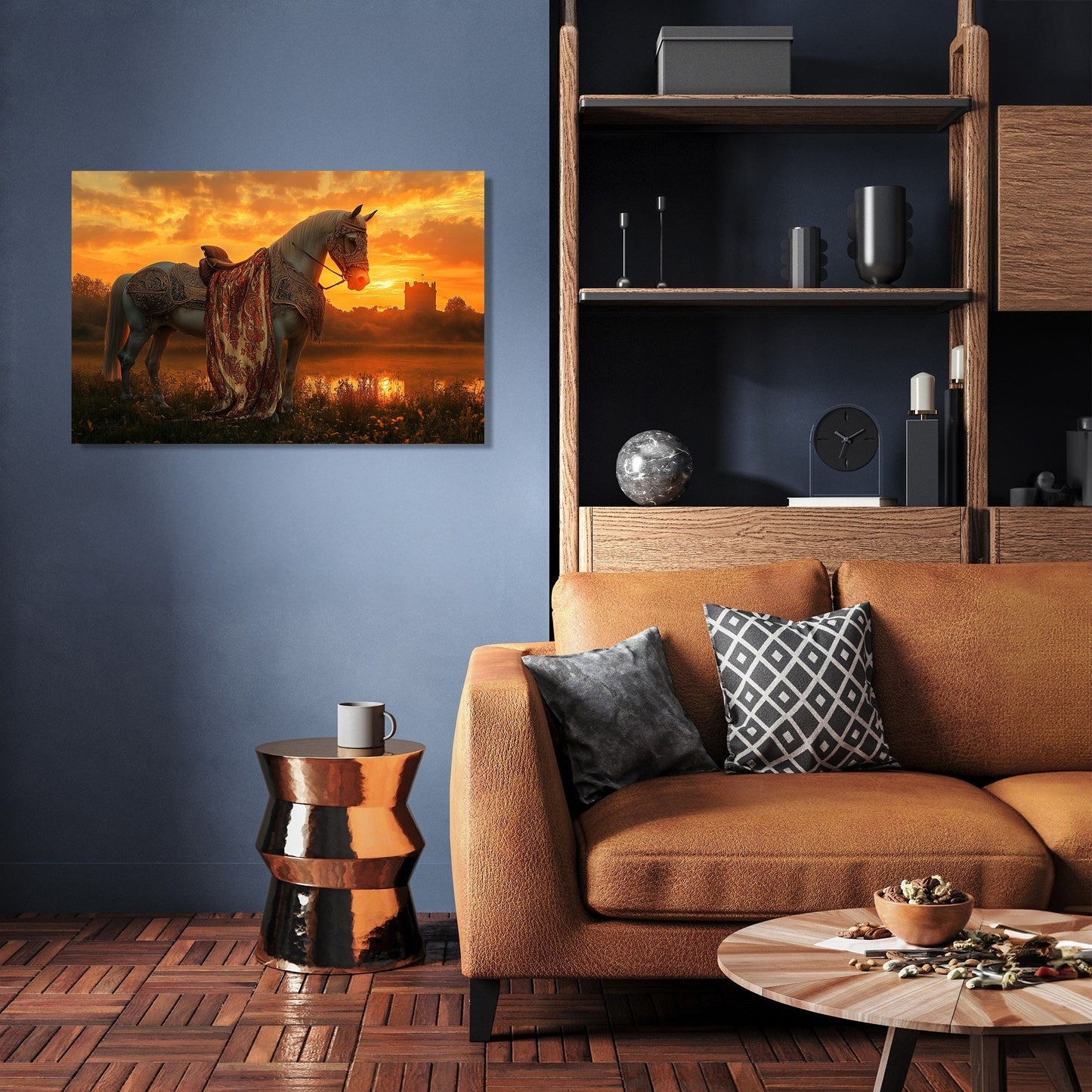 Regal Equine Sunset Canvas